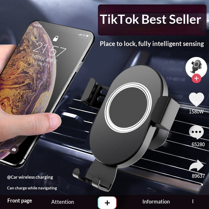 Smart mobilhållare för bil med trådlös laddning